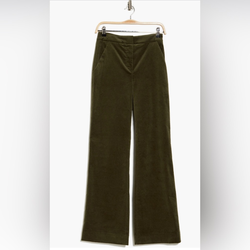 NWOT Veronica Beard Forest Wide-Leg Pants